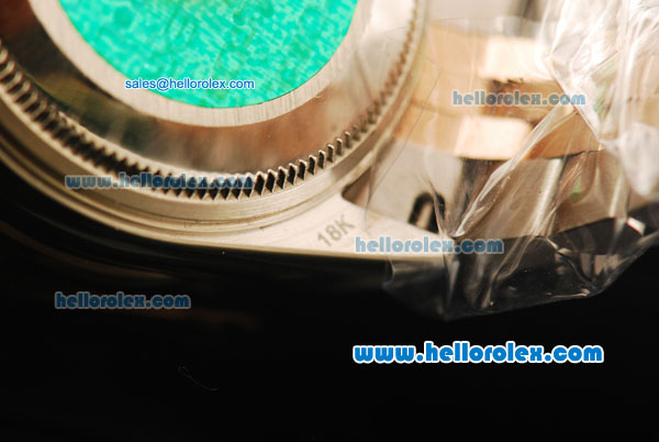 Rolex Datejust Automatic Movement ETA Coating Case with Diamond Bezel and Two Tone Strap - Click Image to Close